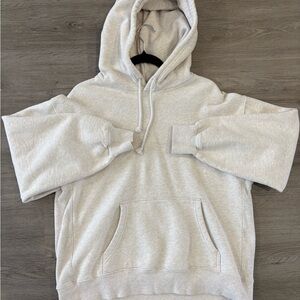 Aritzia Cozy fleece Light Gray Hoodie